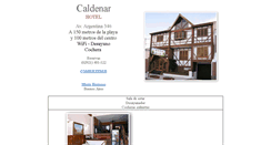 Desktop Screenshot of caldenarhotel.porinternet.com.ar