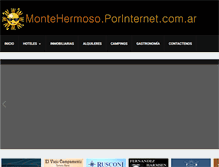 Tablet Screenshot of montehermoso.porinternet.com.ar